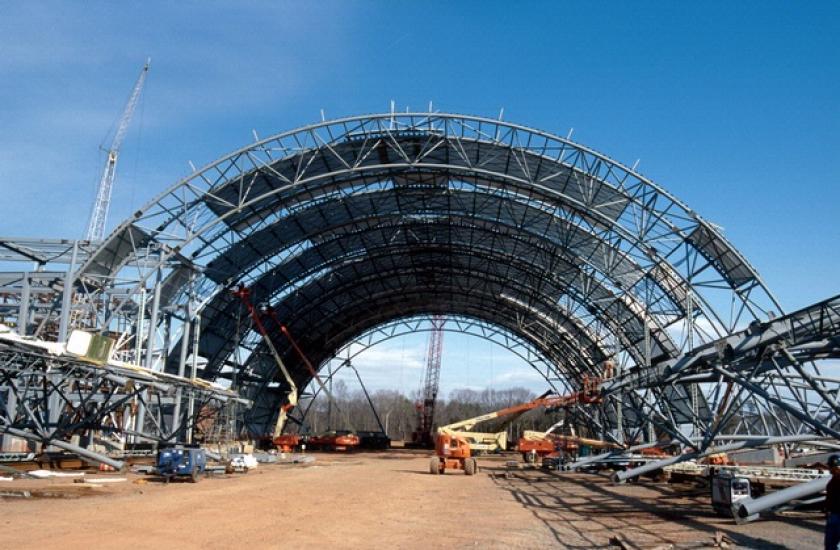 Udvar-Hazy Center Aviation Hangar Construction