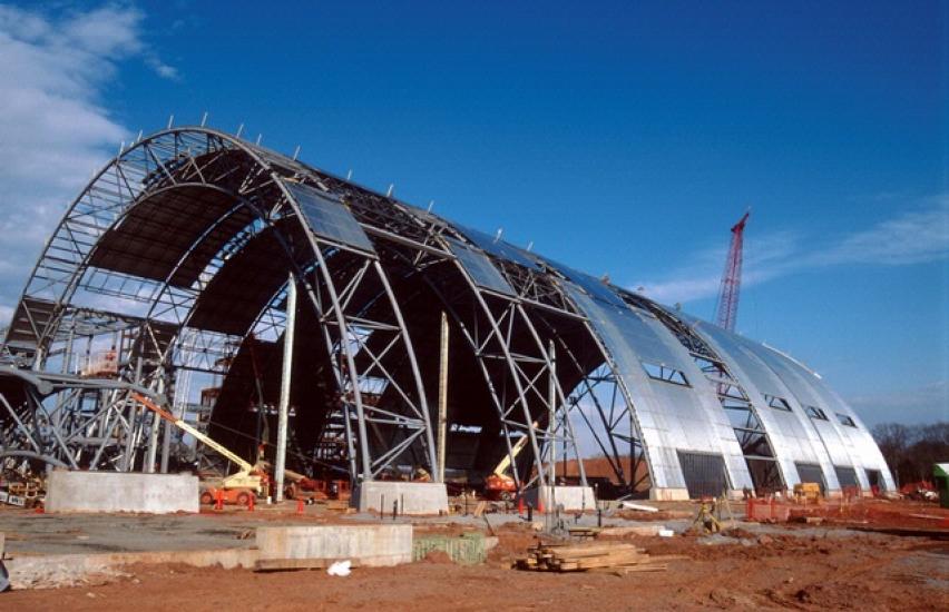 Udvar-Hazy Center Aviation Hangar Consruction