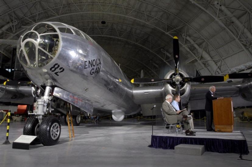 Enola Gay News Conference at Udvar-Hazy Center