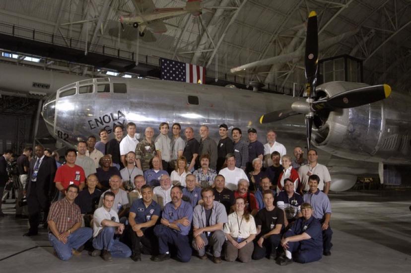 Enola Gay News Conference at Udvar-Hazy Center