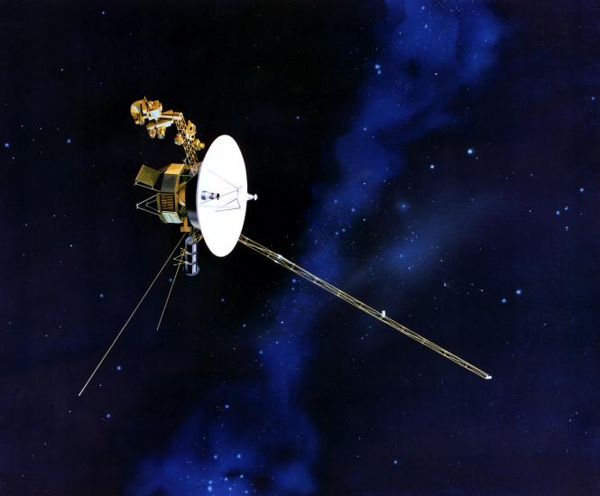 Artist Rendition of Voyager Spacecraft