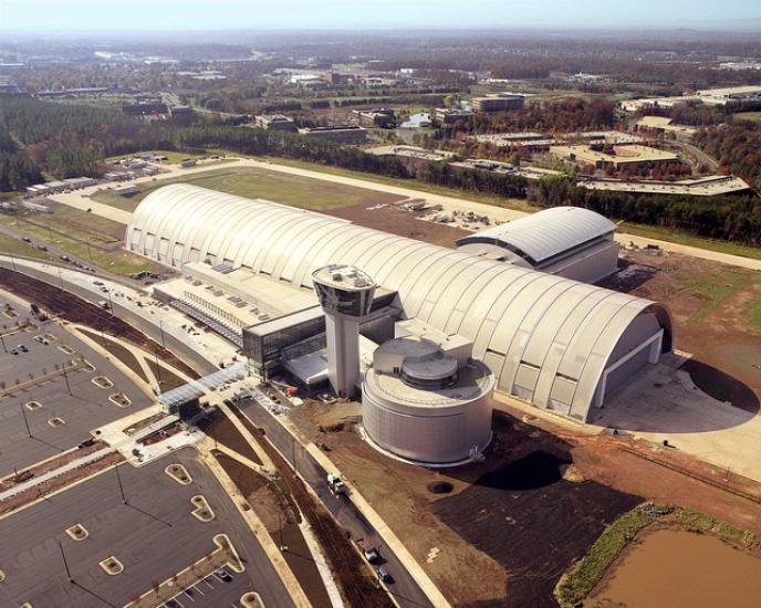 Aerial Photo of Steven F. Udvar-Hazy Center