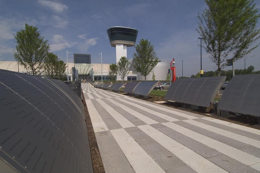 Wall of Honor at the Udvar-Hazy Center Entrance