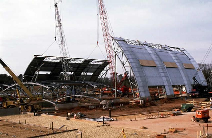 Udvar-Hazy Center roof "blocks" are raised