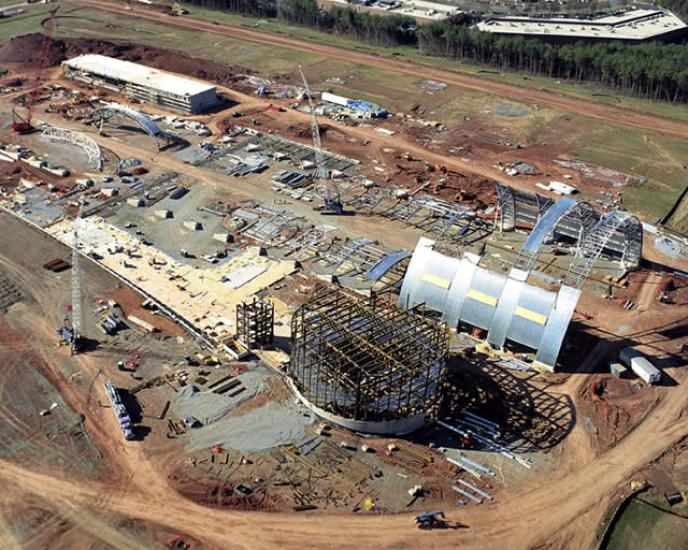 Udvar-Hazy Center Aerial ViewLooking SW, Feb 02