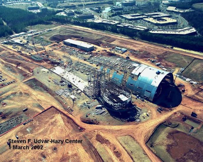 Udvar-Hazy Center Aerial View Looking SW, Mar 02