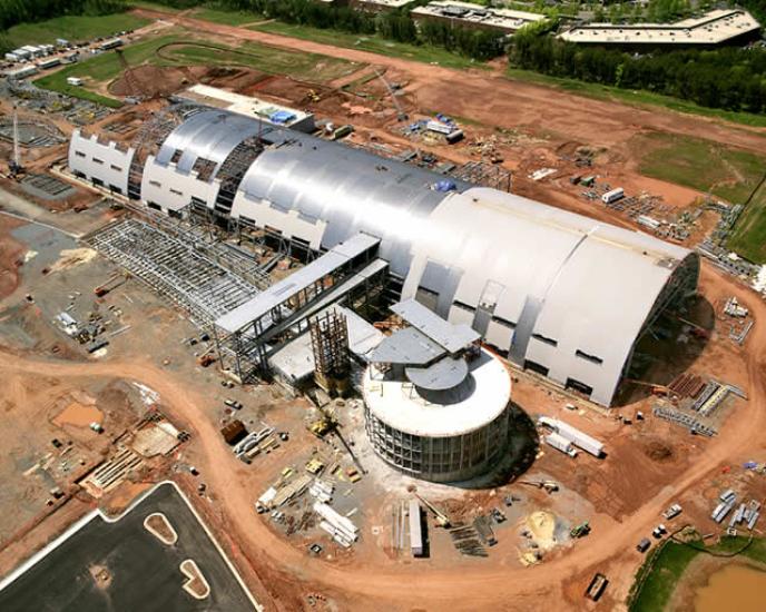 Udvar-Hazy Center Aerial View Looking SW, May 02