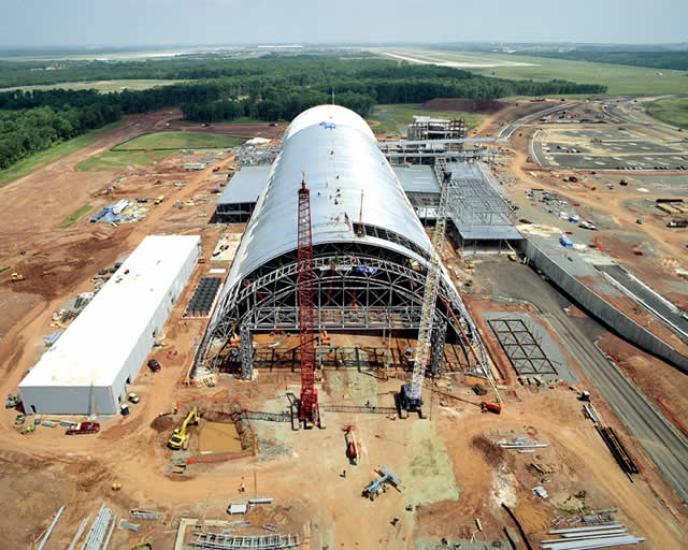 Udvar-Hazy Center Aerial View Looking N, Jun 02