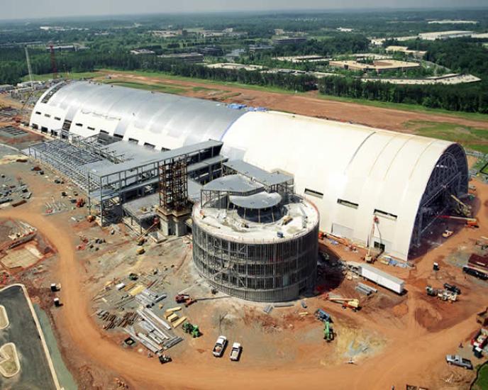 Udvar-Hazy Center Aerial View Looking SW, Jun 02