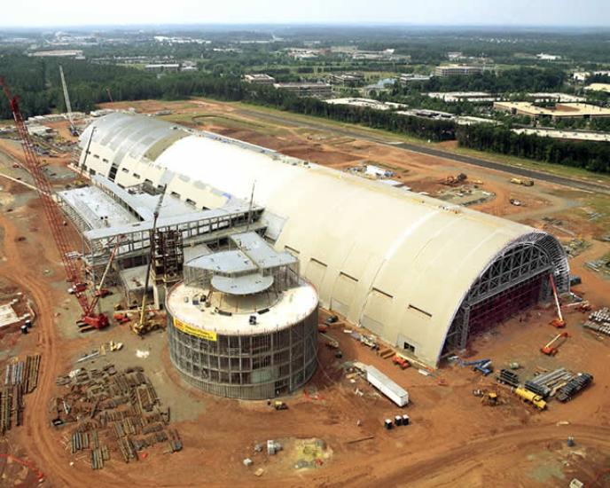 Udvar-Hazy Center Aerial View Looking SW, Jul 02