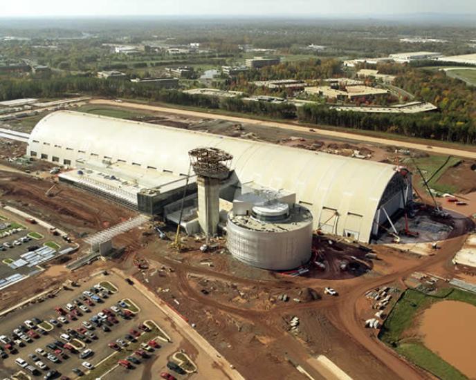 Udvar-Hazy Center Aerial View Looking SW, Nov 02