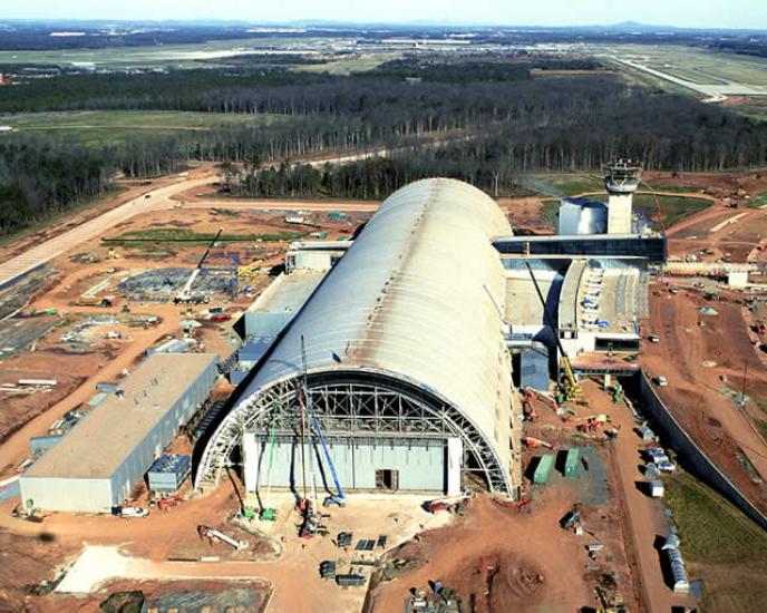 Udvar-Hazy Center Aerial View Looking N, Dec 02