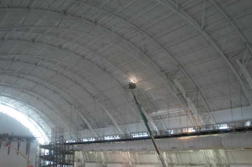 Some High-Level Work in the Aviation Hangar