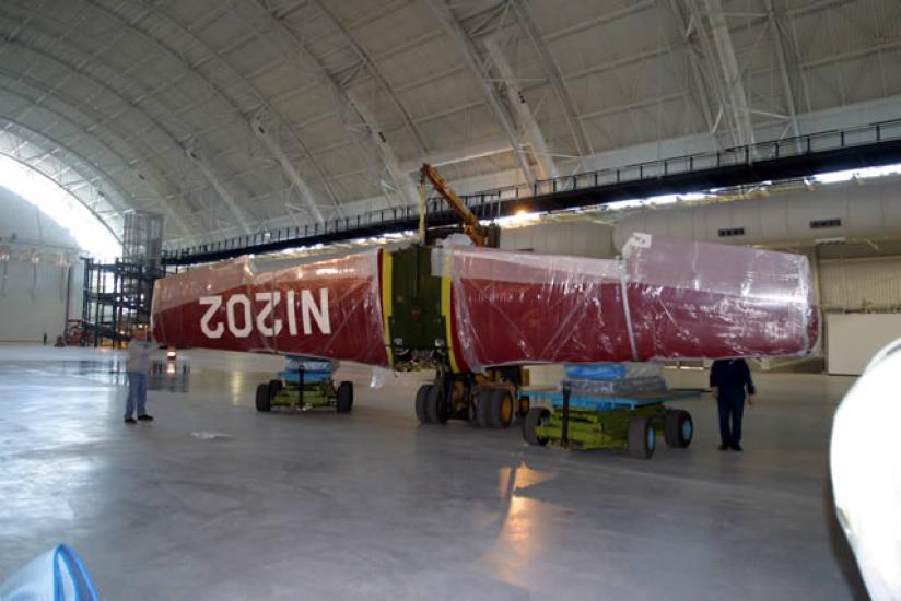 P-51 Unloaded at the Steven F. Udvar-Hazy Center