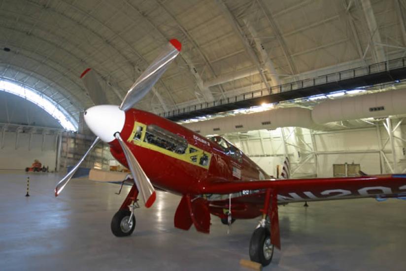 P-51 Ready for Display at the Udvar-Hazy Center