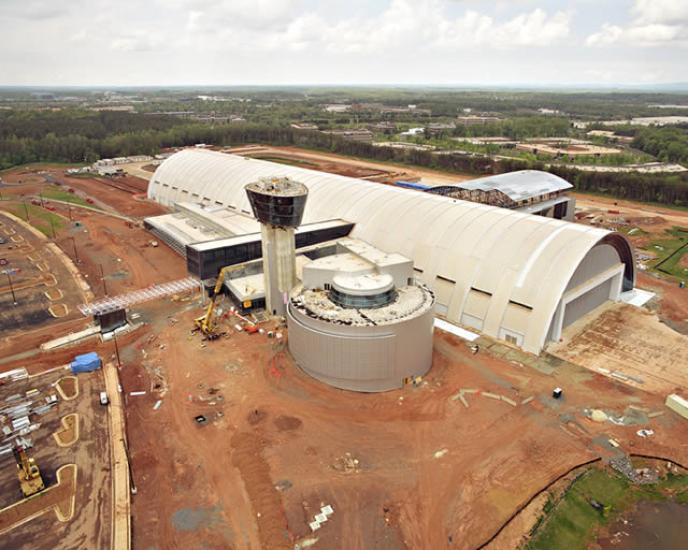 Udvar-Hazy Center Aerial View Looking SW, May 03