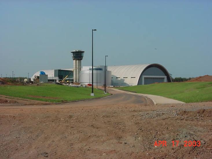 Arriving at the Udvar-Hazy Center