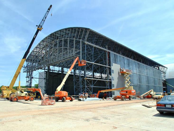 Udvar-Hazy Center Space Hangar and its ducting