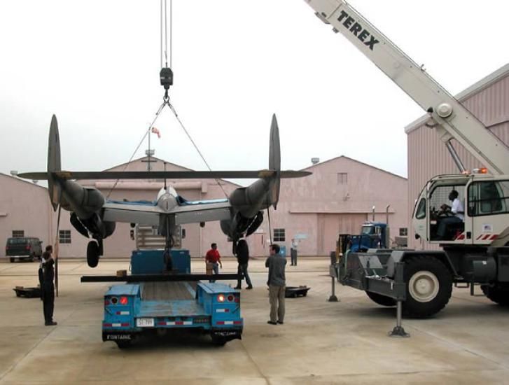 Lockheed P-38 at Garber Facility