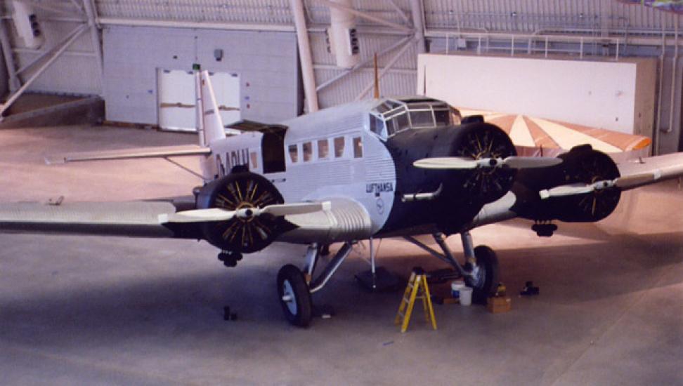 Junkers Ju52 has its wings