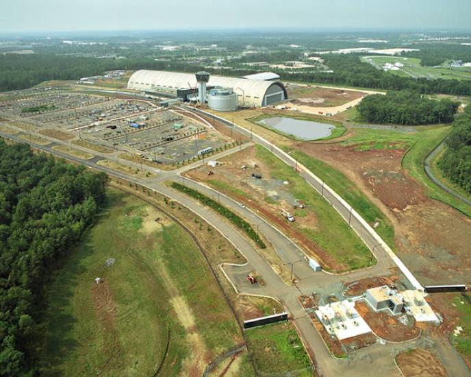 Udvar-Hazy Center site, aerial view