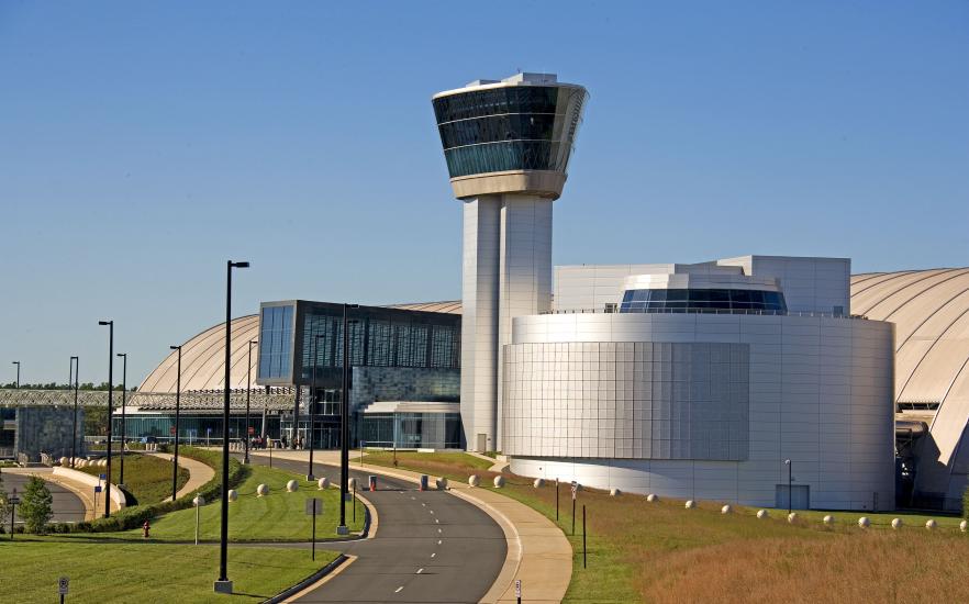 Southwesterly View of Udvar-Hazy Center