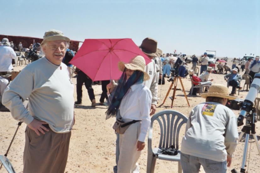 David DeVorkin at 2006 Solar Eclipse