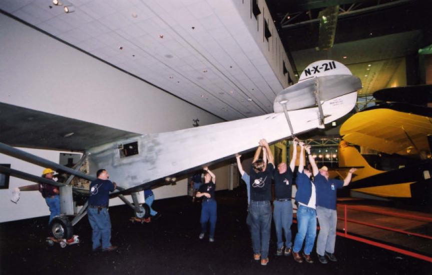 Spirit of St. Louis During Move in 2001