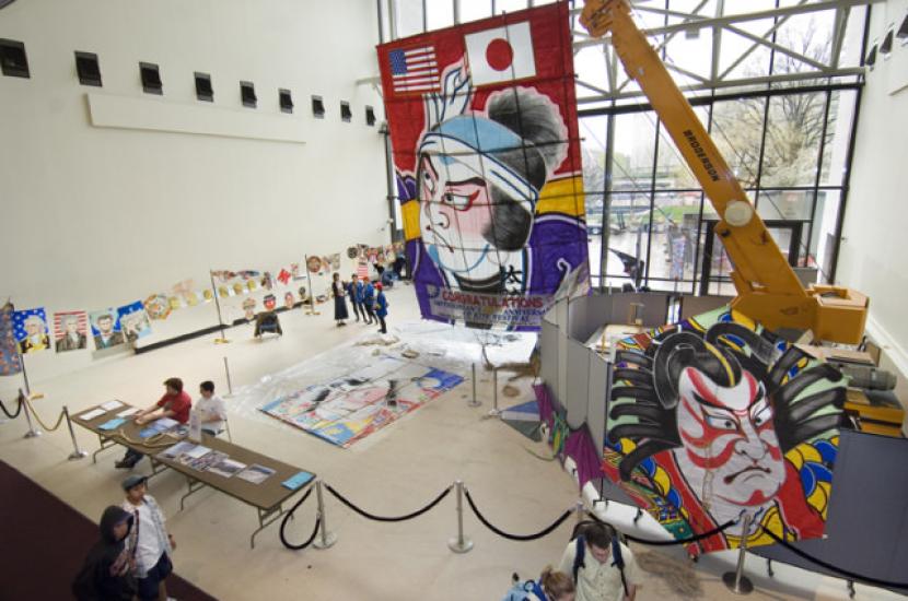 Japanese Kites on Display