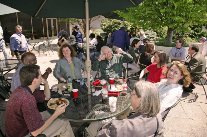 National Air and Space Museum Employees at Clean-Up Day Picnic