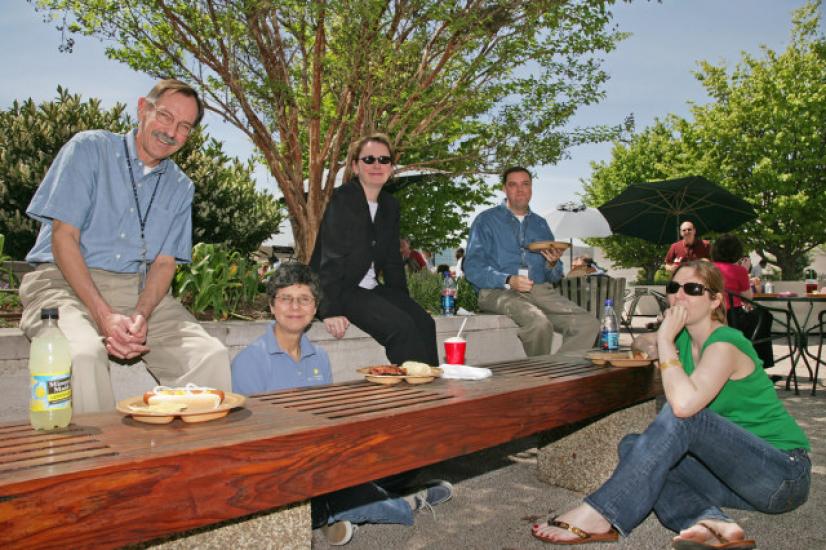 Development Staff at Clean-Up Day