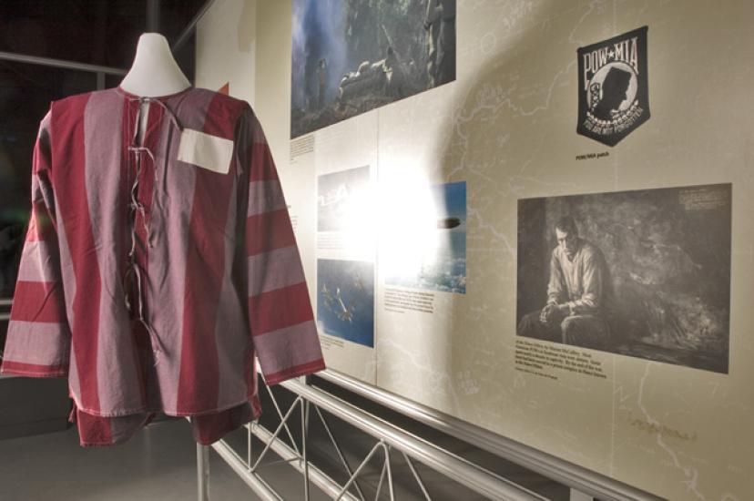 POW  "Pink" Shirt at the Udvar-Hazy Center