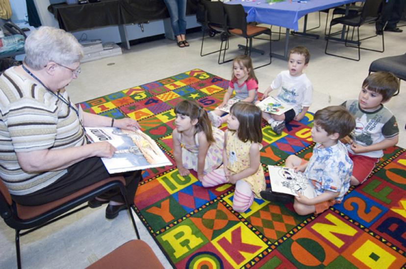 Story Time at Space Day