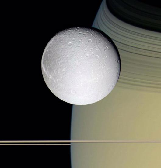 Saturn and Dione