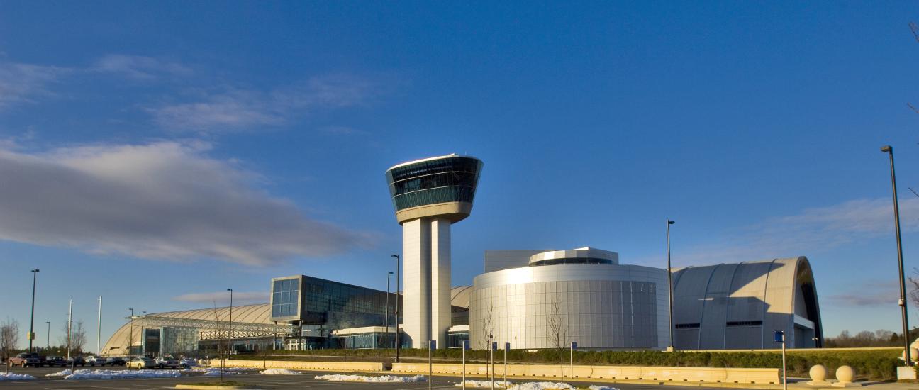 Steven F. Udvar-Hazy Center at Dusk