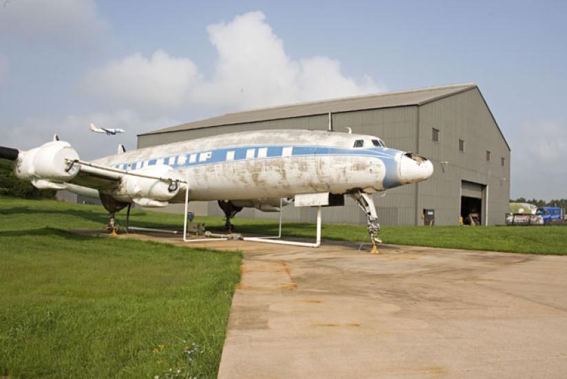 The Lockheed Constellation in Storage Before going to the Udvar-Hazy Center