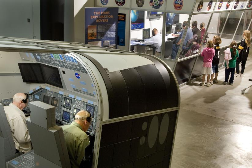 Space Shuttle Simulators at the Udvar-Hazy Center