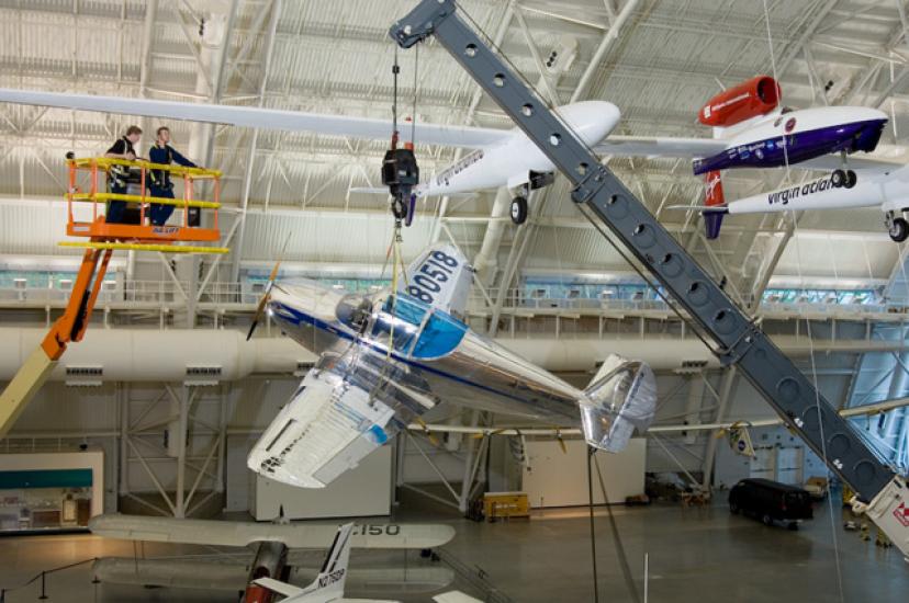 Globe Swift GC-1A Installed at the Udvar-Hazy Center