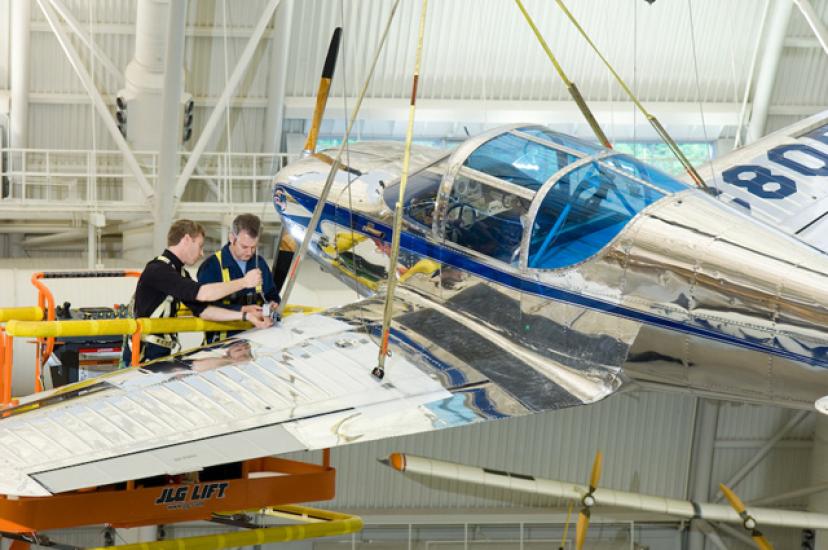 Globe Swift GC-1A Installed at the Udvar-Hazy Center