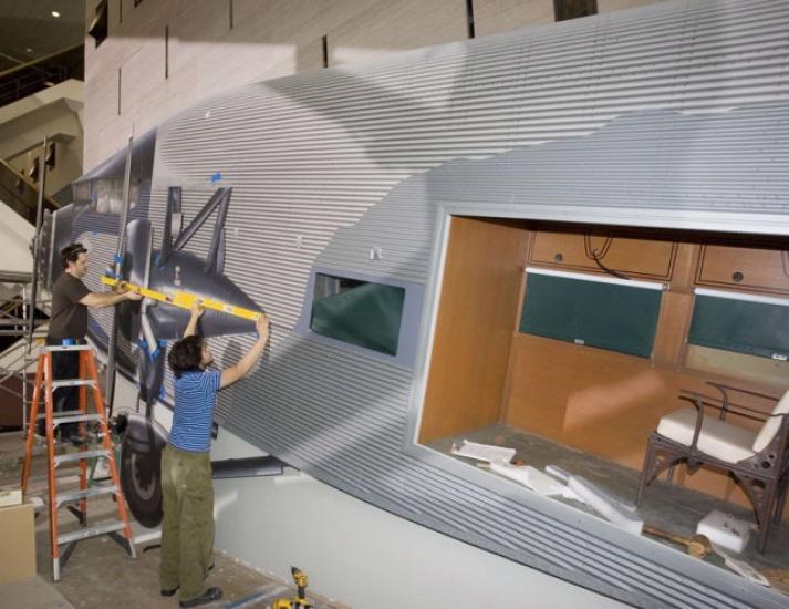 Tri-Motor Mock-up in America by Air Exhibition