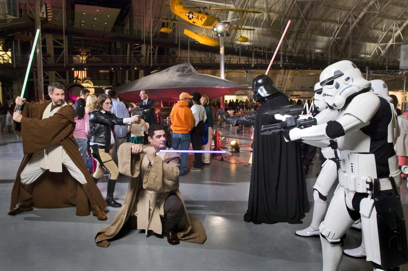 Star Wars Characters at Air & Scare at the Udvar-Hazy Center