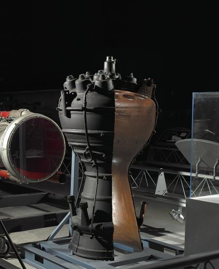 V-2 Combustion Chamber at the Udvar-Hazy Center