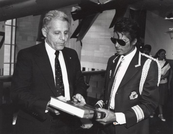 Don Lopez and Michael Jackson