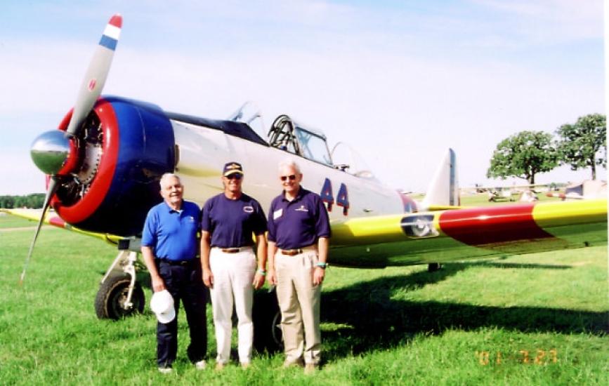 Don Lopez, Capt. Dale Snodgrass, USN (Ret.) and General Dailey