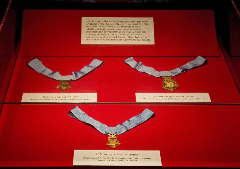 Medal of Honor exhibit at the National Air and Space Museum