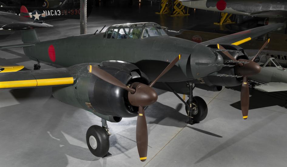 Nakajima J1N1-S Gekko (Moonlight) IRVING at the Steven F. Udvar-Hazy Center