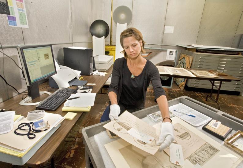 Collections Processing Unit at the Garber Facility