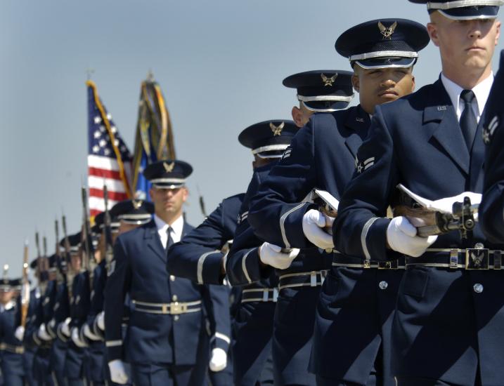 The Air Force Honor Guard Drill Team