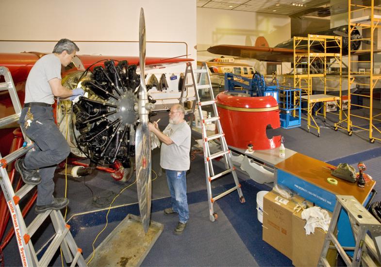 Lockheed Vega Cleaning