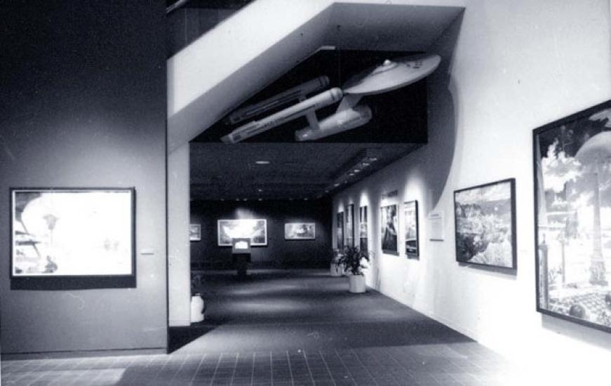 Star Trek Starship "Enterprise" Model on display in Flight in the Arts